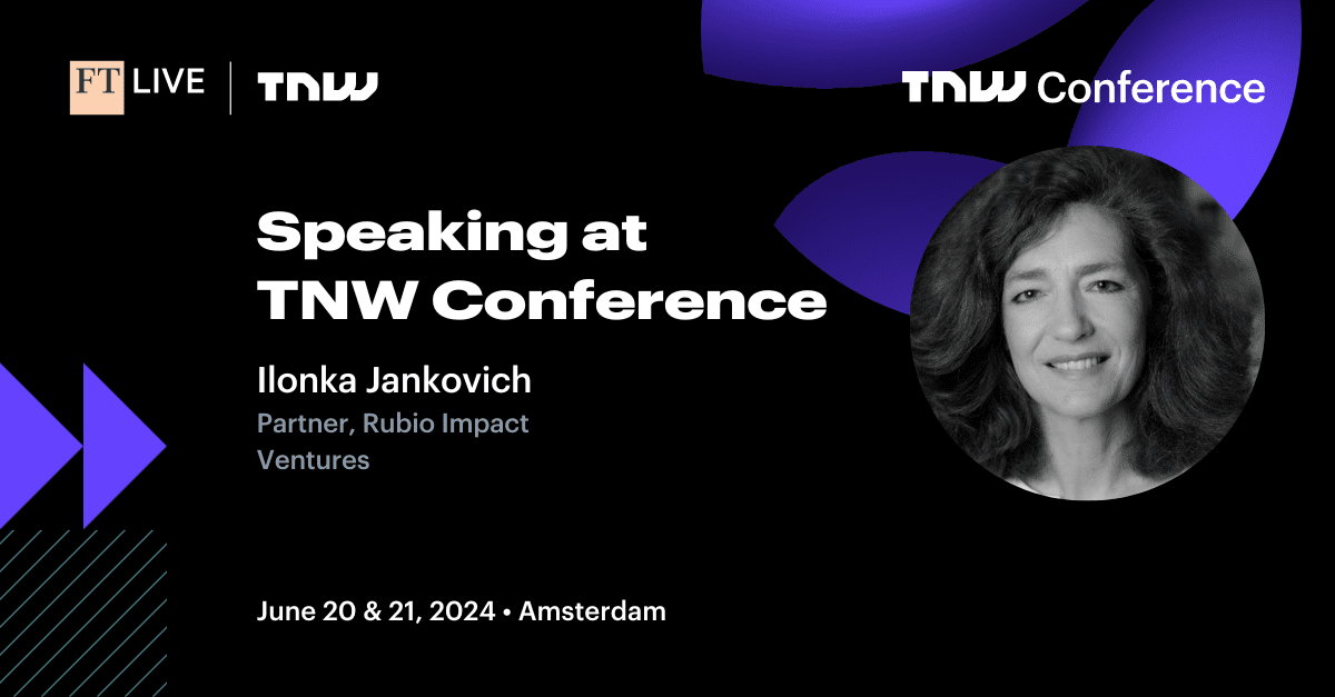 Ilonka Jankovich on stage at TNW 24