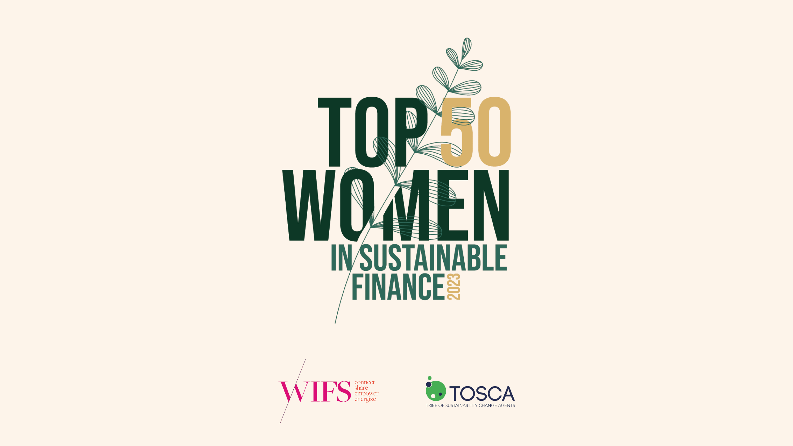 Willemijn Verloop in Top 50 women in sustainable finance
