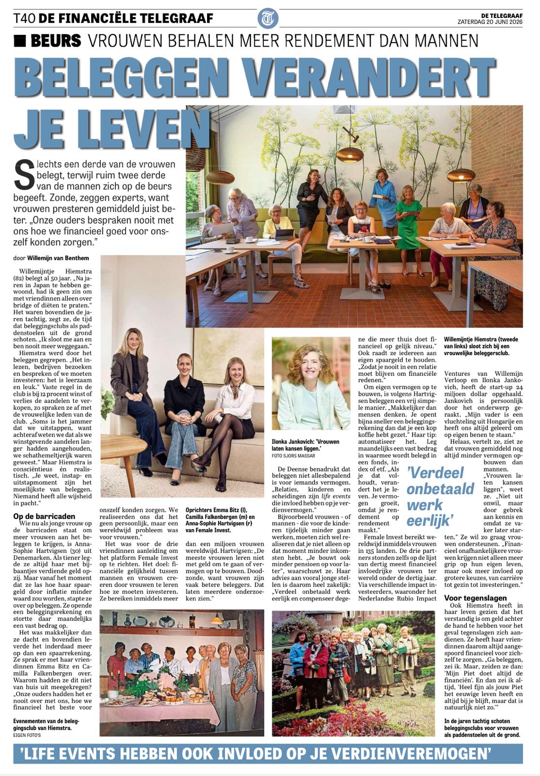 Interview De Financiële Telegraaf